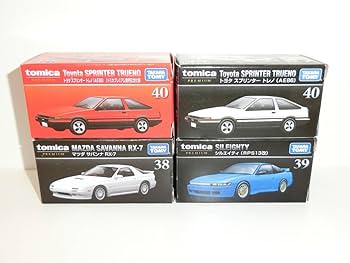 Amazon.co.jp: トミカプレミアム 4台セット 38 サバンナ RX-7