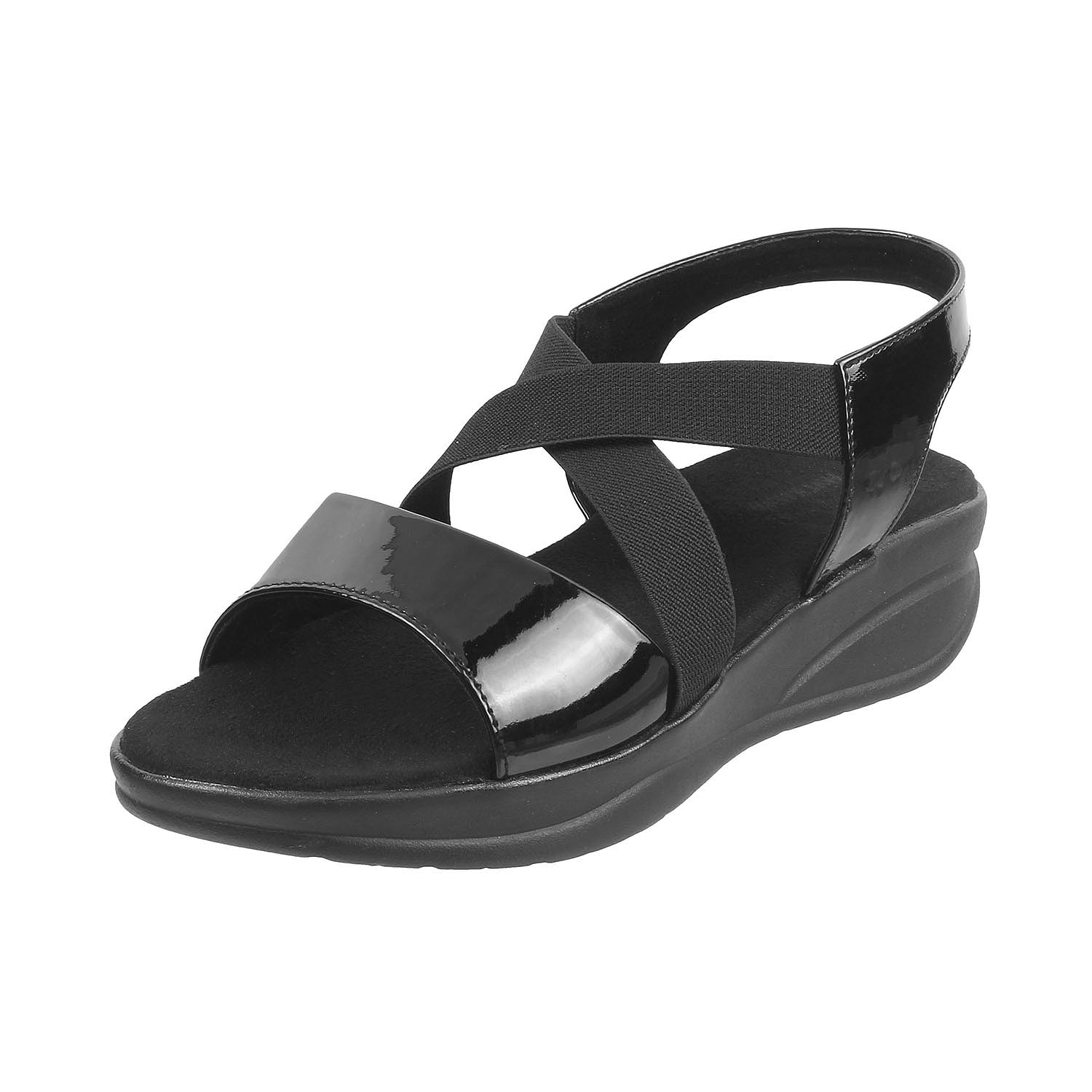 See full amazon price history chart for Walkway Women Black Patent Material Wedge Heel Sandal UK/5 EU/38 (33-209) Walkway Women Black Patent Material Wedge Heel Sandal UK/5 EU/38 (33-209) (B0CHQSJJ27) Amazon Price History, Amazon Price Tracker