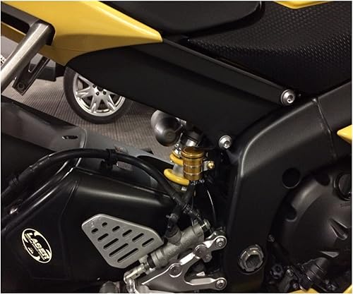 Miniatura 5 de DOLOX Vaso de aceite para Yamaha XTZ125 XTZ 125 2014 2015 2016 2017 2018 2019 2020 Depósito de líquido de frenos de motocicleta Depósito de líquido