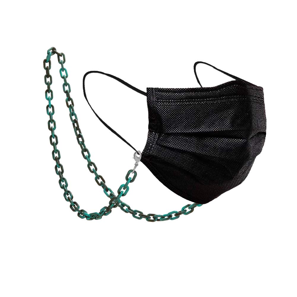 TEAMER Cadenas de acrílico para gafas de sol Cadena de leopardo para gafas Cadena Multicolor para Gafas de Sol Cordón para Gafas de Lectura Correa para Máscara de Cuello Cuerda para Mujeres Hombres