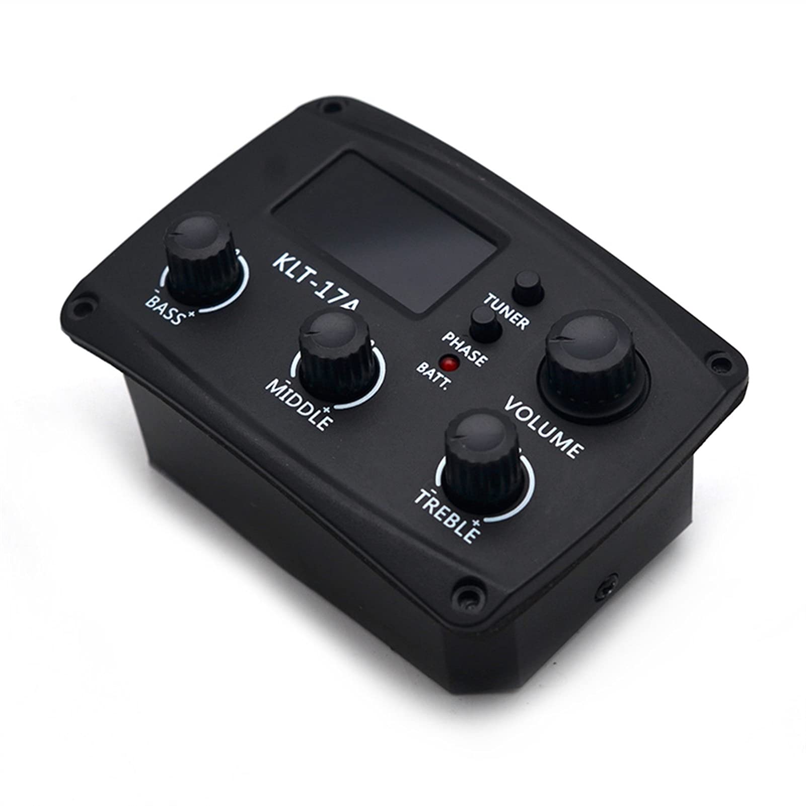 Pickup Preamplificatore EQ Acoustic Guitar con Sintonizzatore di Lavorazione Digitale Tuner 3-Band EQ Equalizer con Tuner Pickup per Chitarra