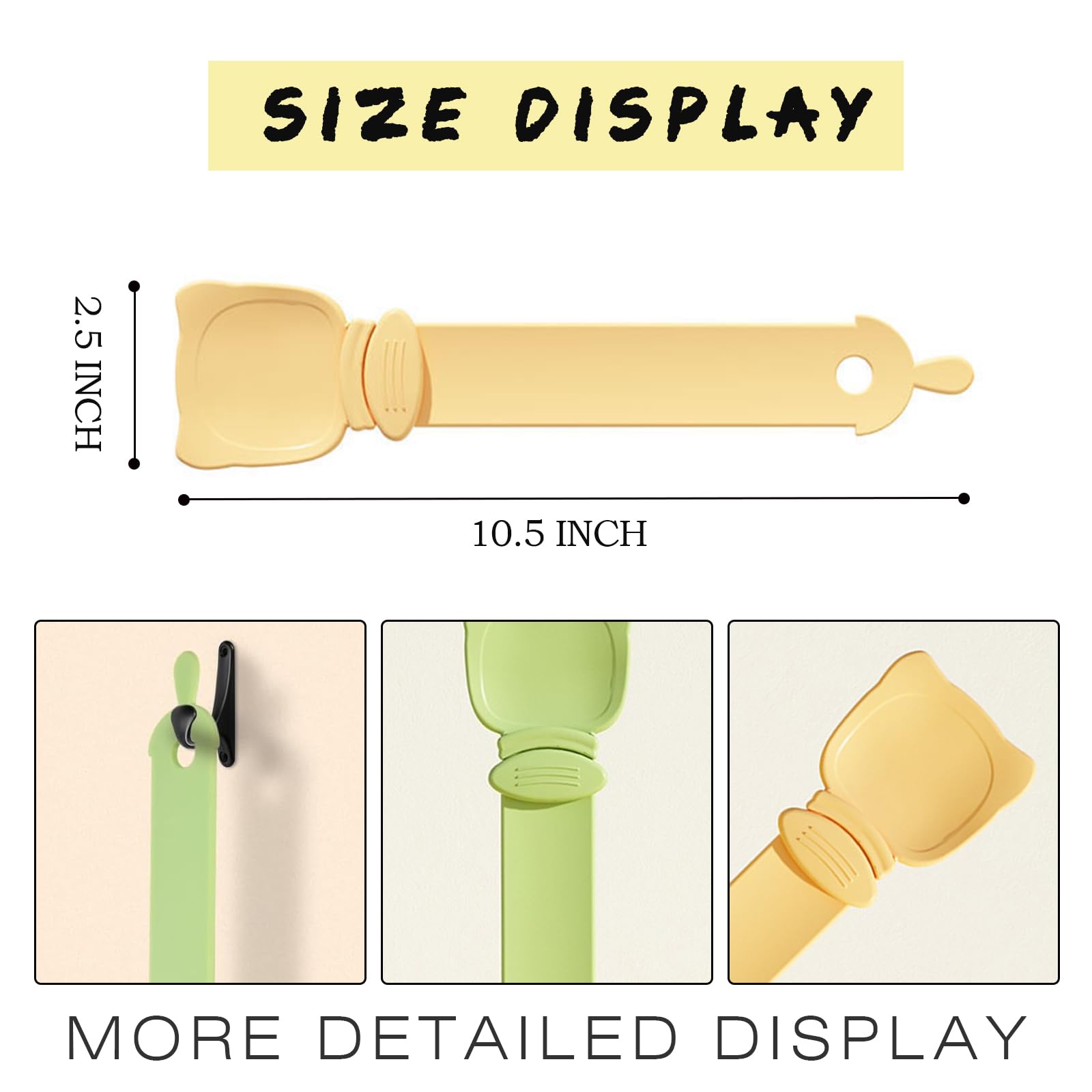 LINCAN 3PCS Cat Strip Feeder, Cat Strip Squeeze Spoon, Cute Cat Head Shaped Cat Food Strip Spoon, Multifunctional 2-in-1 Lickable Cat Food Dispenser, Cat Food Spoons for Wet Food Cat Pet Supplies