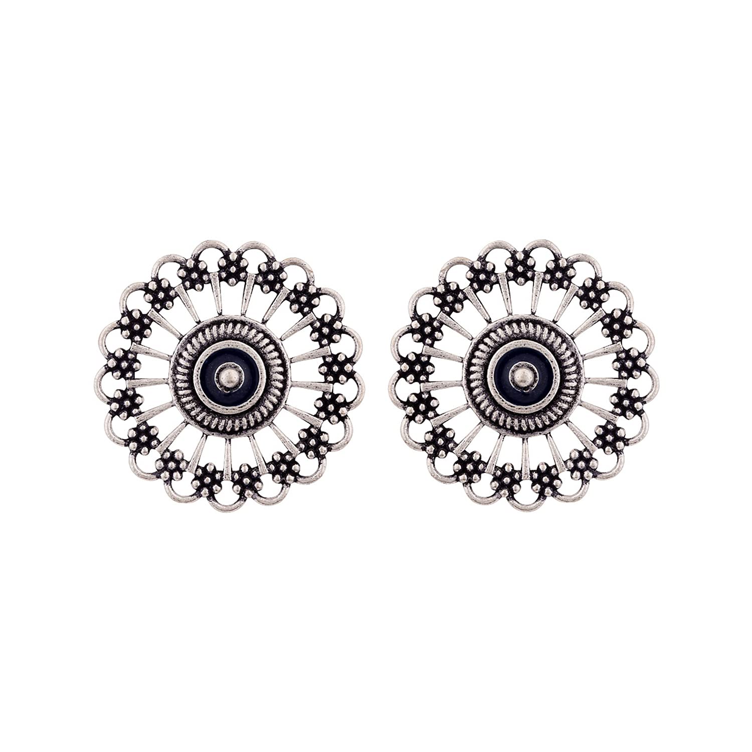 Voylla Mandala Tiny Floral Motifs Earrings Jewellery For Women and Girls (B07MJXLDNW) Amazon Price History, Amazon Price Tracker