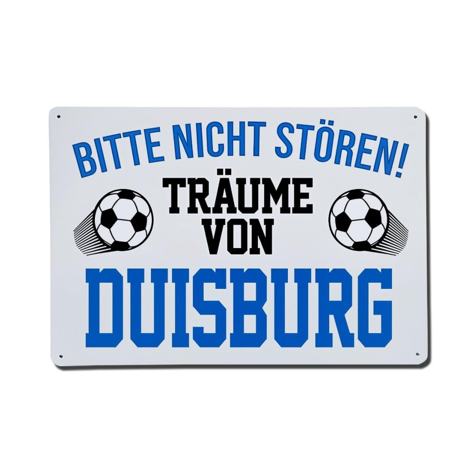 Bitte Nicht St_ren Tr_ume Von Duisburg Metal Tin Sign Plaque