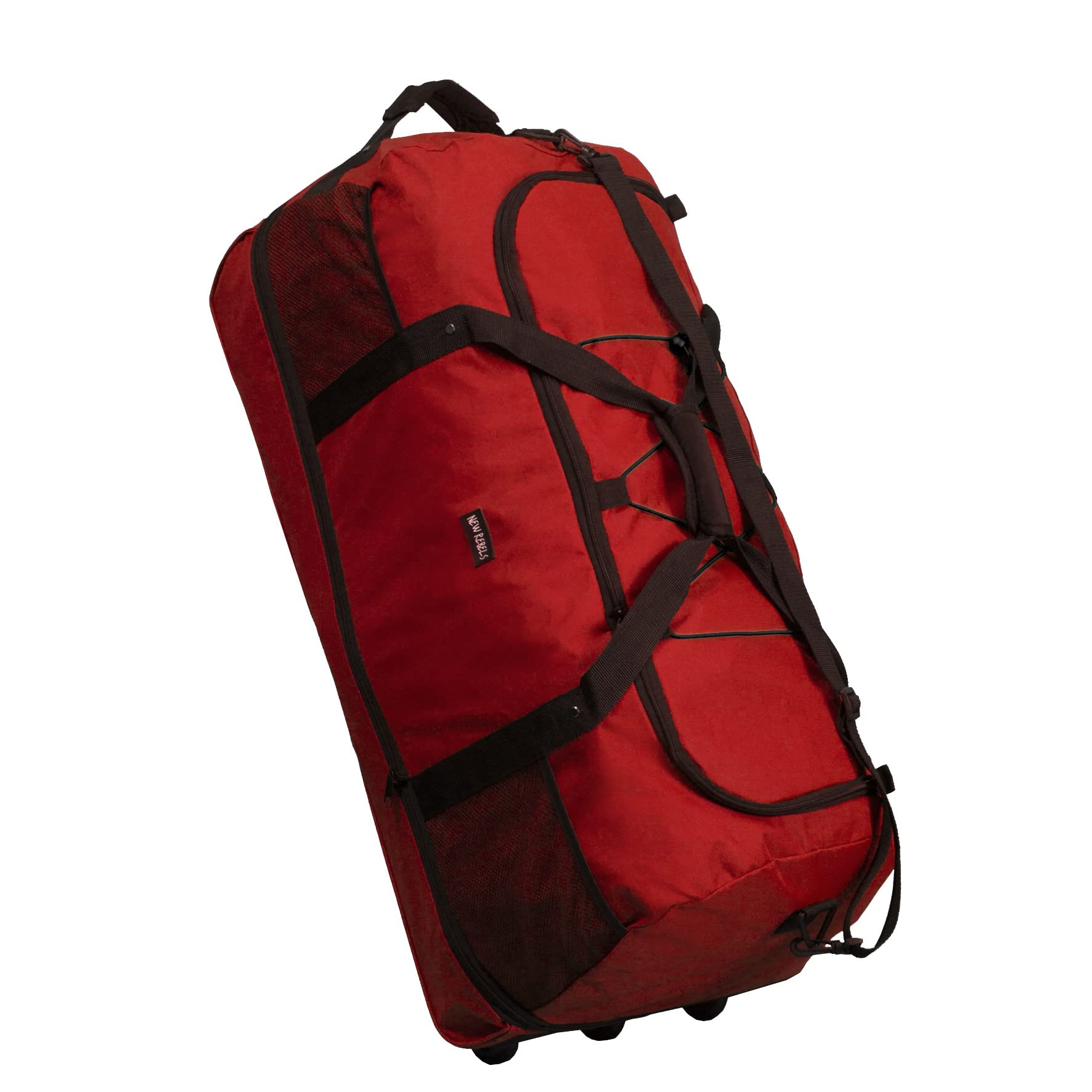 Airmont Newark Rot 110L Rollbarer Trolley Reisetasche Wasserabweisend