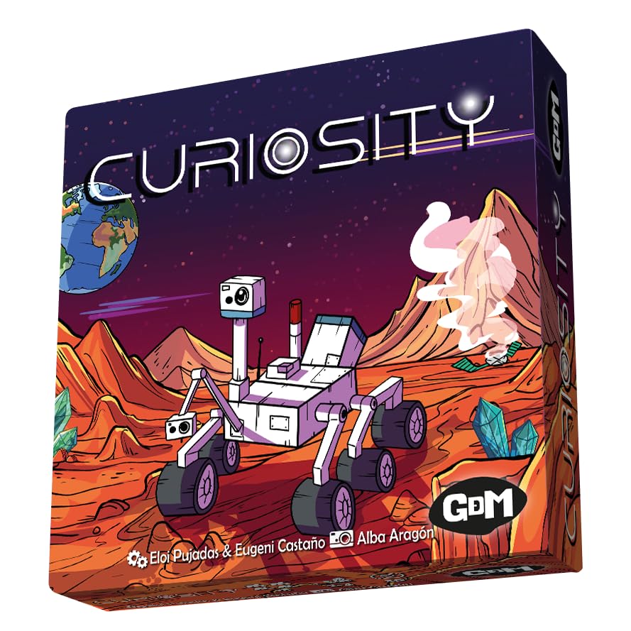 GDM - Curiosity - Juego de Mesa - Medium Strategy Game - De 2 a 4 Jugadores - A Partir de 10 años. 20 min.