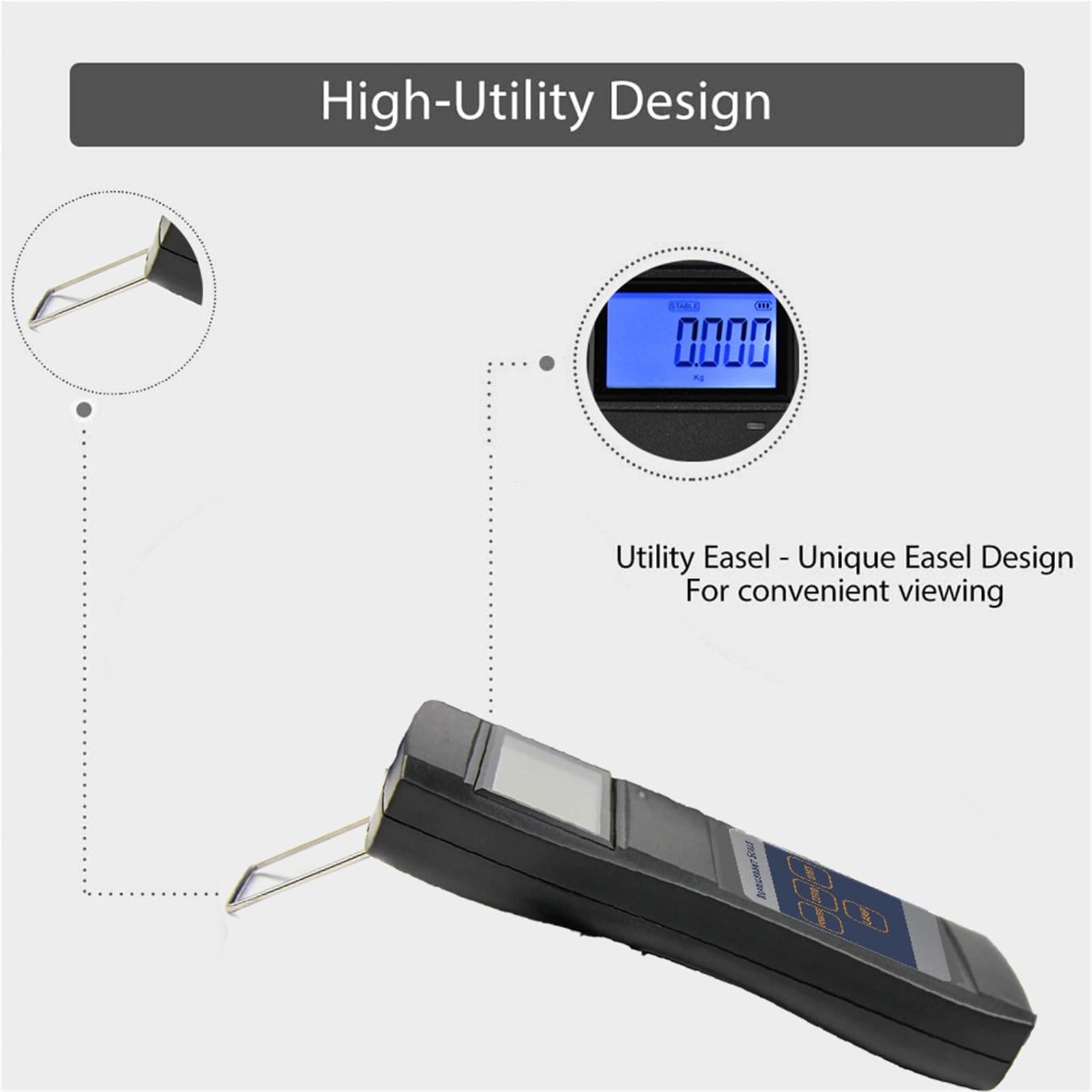 Básculas digitales de laboratorio, Báscula electrónica de carga de refrigerantes de 90 kg, de alta precisión, for aire acondicionado, con retroiluminación LCD digital, resistente al agua IP68.