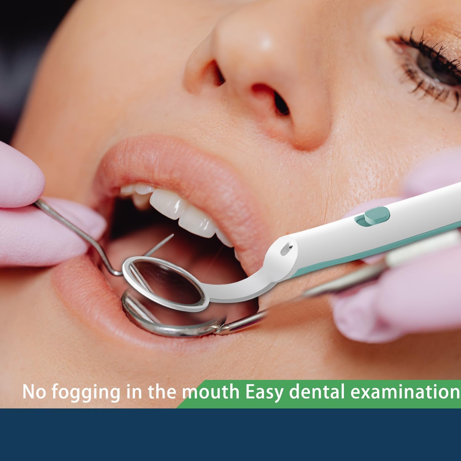 1 Pz. Specchio Dentale Orale Con Luce A LED Per La Cura Dei Denti Strumento Verde~p130274827 - Foto 9