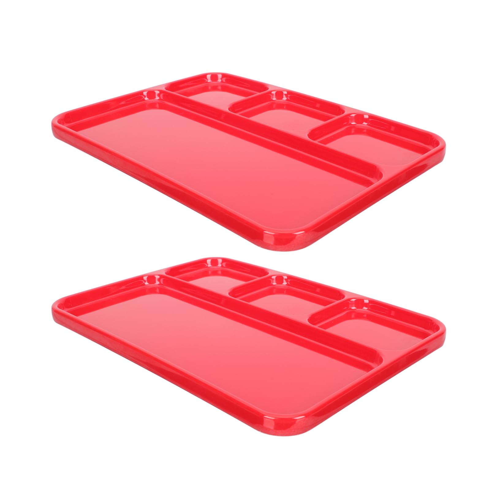 BEBEMOKO Travel Bbq Plate Set 2 Pcs Dumpling Plate Ideal for Outdoor Activities Separate Sections for Construction