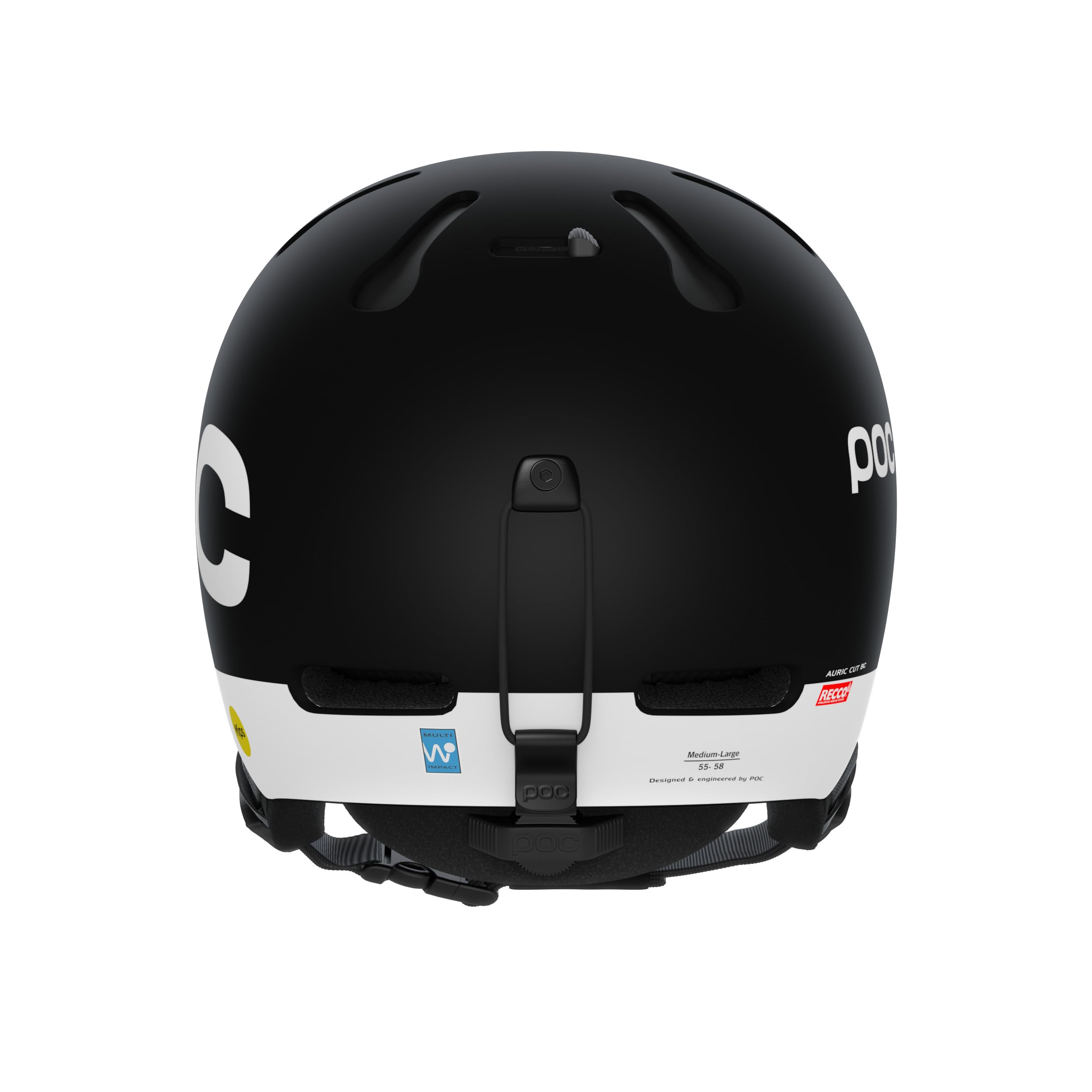POC Auric Cut BC MIPS - Casco da sci e snowboard ben ventilato, adattabile e versatile per una protezione perfetta su pista e fuori pista