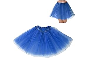 Tutus for Women Adult Womens Blue Tutu Tulle Costume Ballet Dance Skirt