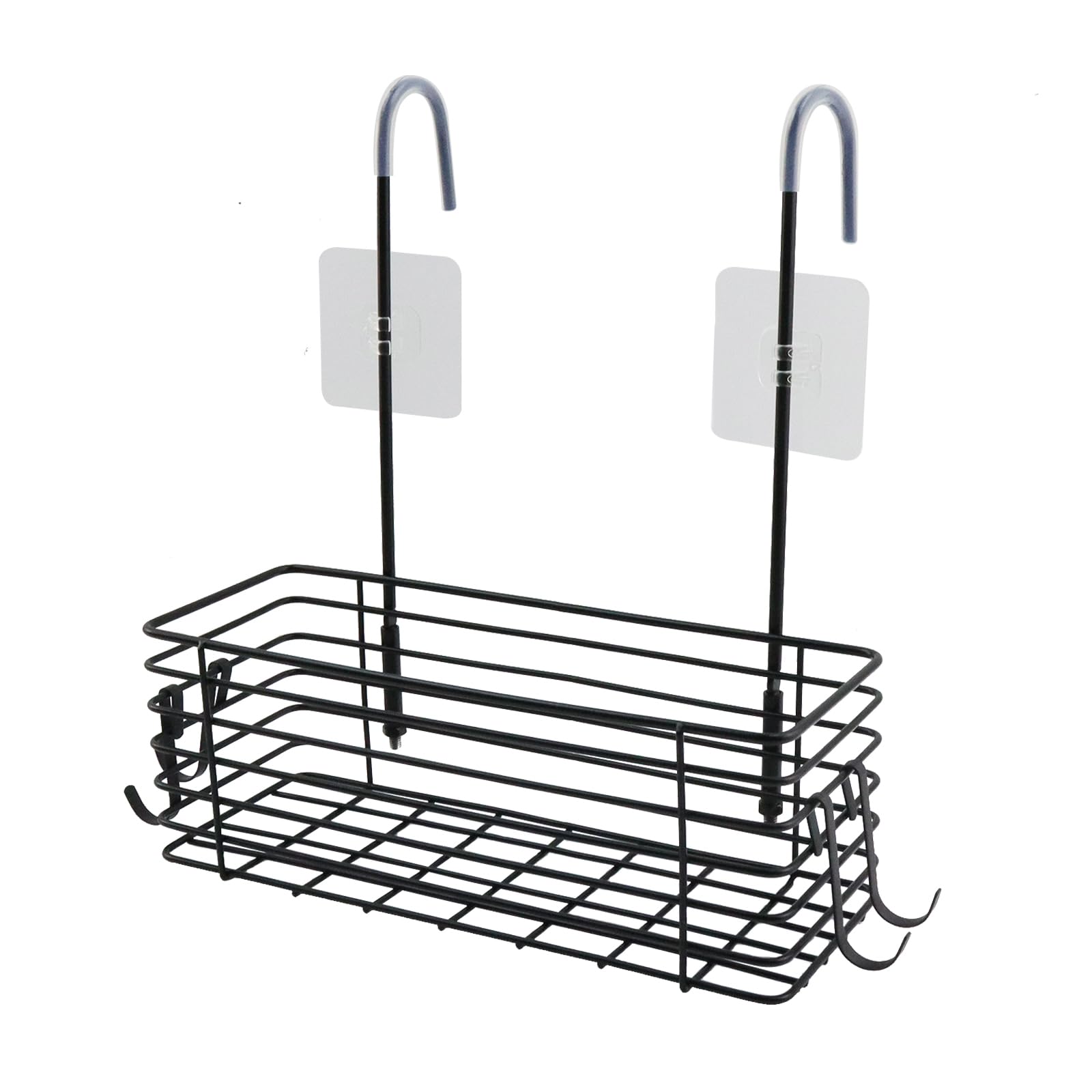 Wealrit Shower Shelves Bathroom Storage Organizer Shower Caddy Hanging Over the Door Holder Stainless Steel Portable Hanger Storage