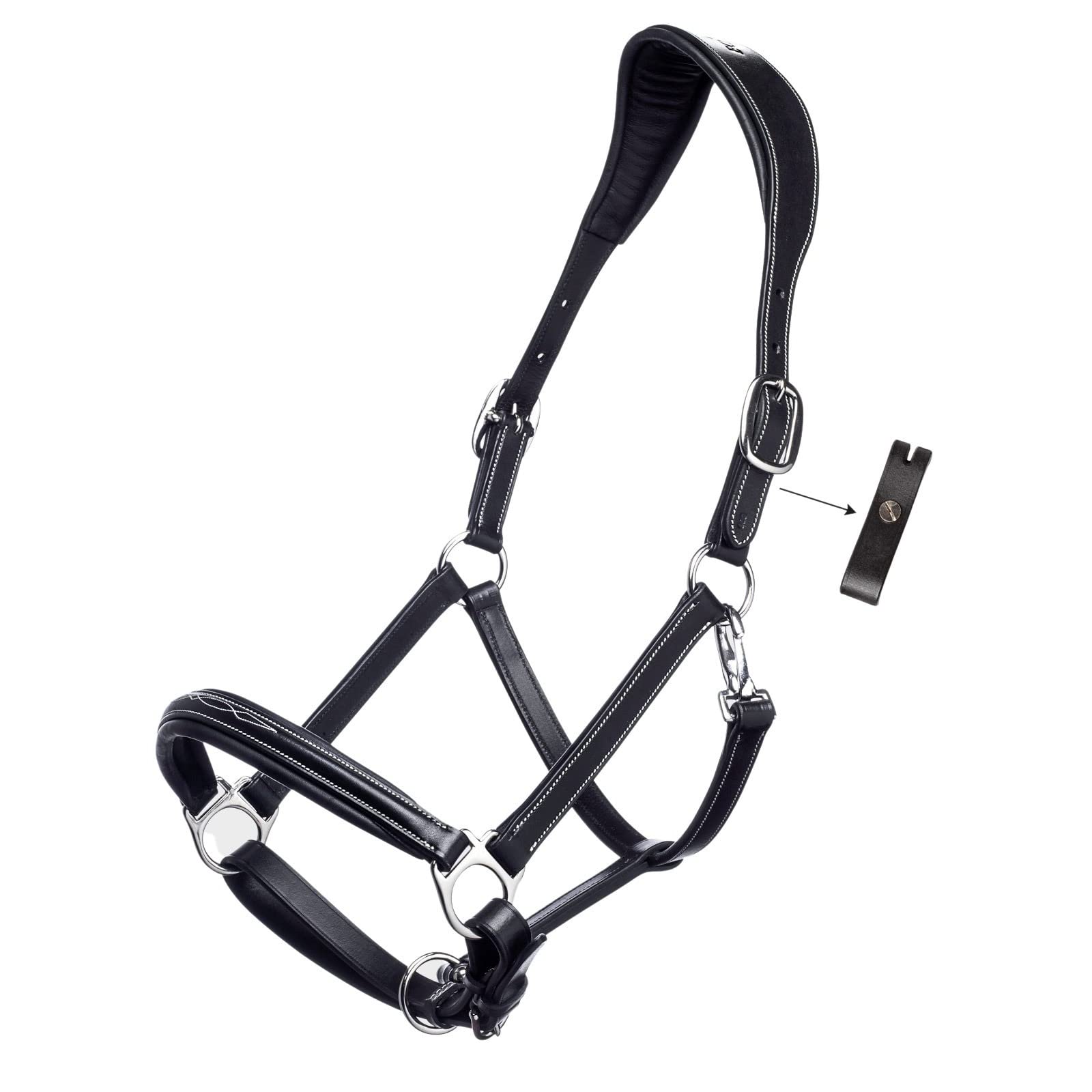 Equiline anat. Sicherheitshalfter WB Black
