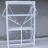 SchüTzende Regalabdeckung mit ReißVerschluss Transparente PVC Drahtregal Abdeckungen Staubschutzhülle Abdeckung füR Metallregale Lager Keller Balkon Outdoor Aufbewahrungsschutz