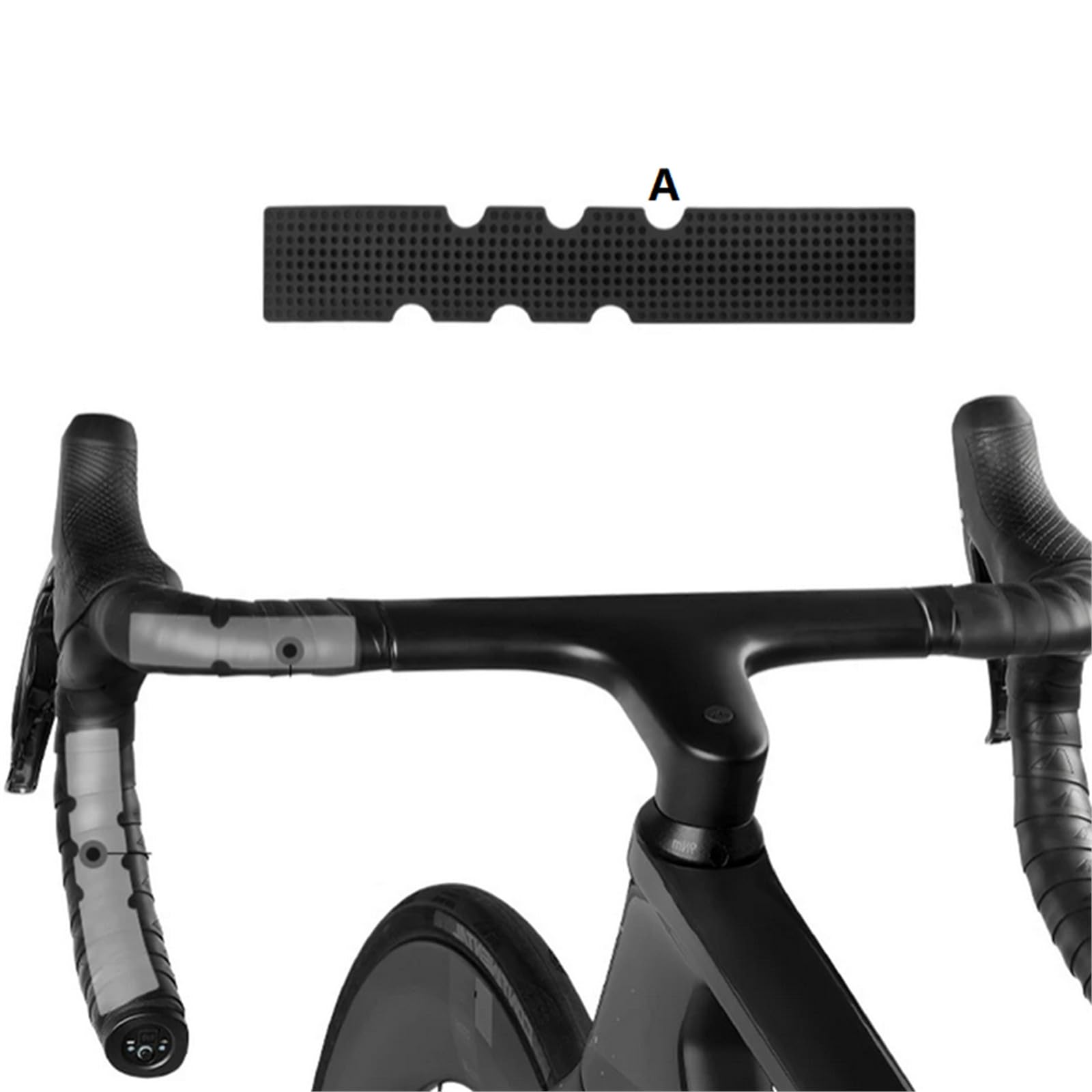 Poignées Guidon Vélo VELO Gel Silicone - Celeste 135 Mm - Confort Banlieue