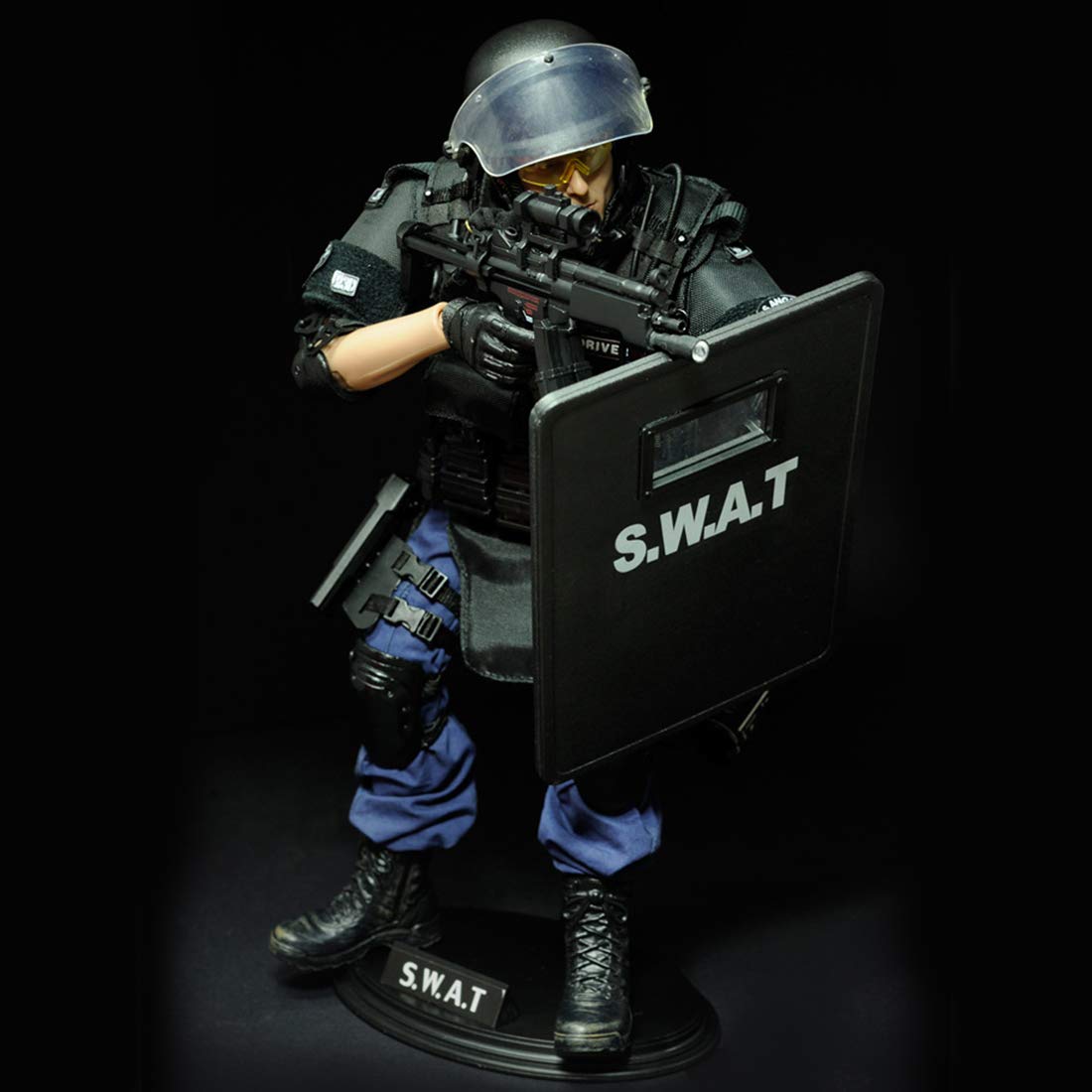 BATOP 1/6 Soldat Modell, 12 Zoll SWAT Spezielle Polizei Soldat Actionfigur Modell Spielzeug Figuren Zubehör