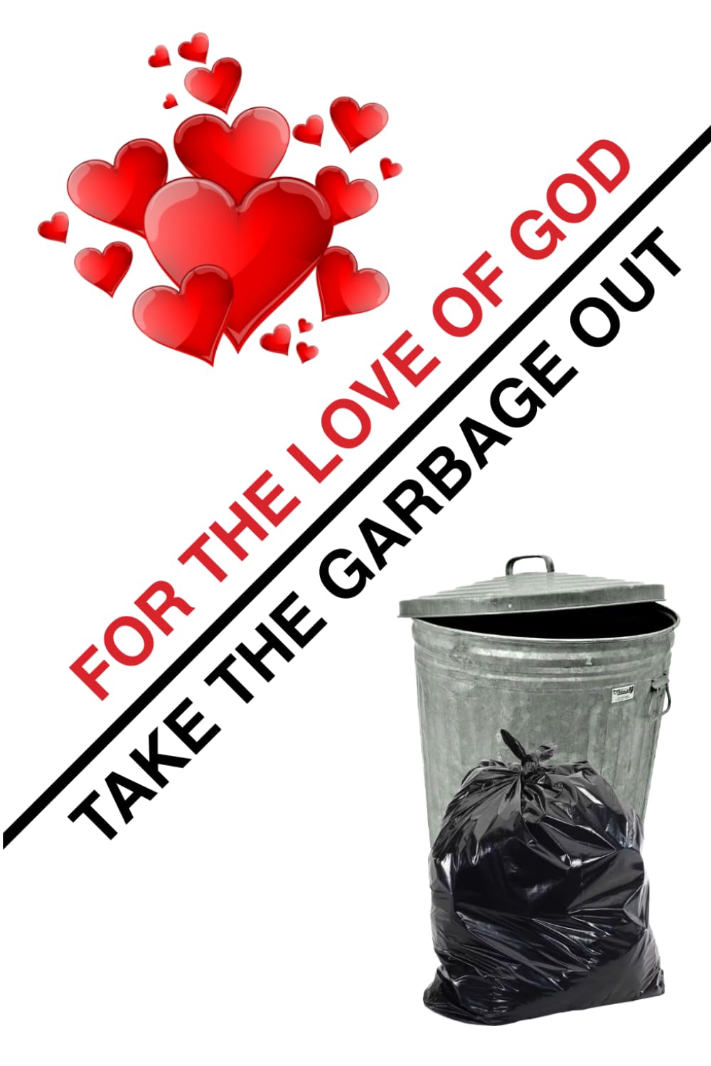 FOR THE LOVE OF GOD TAKE THE GARBAGE OUT