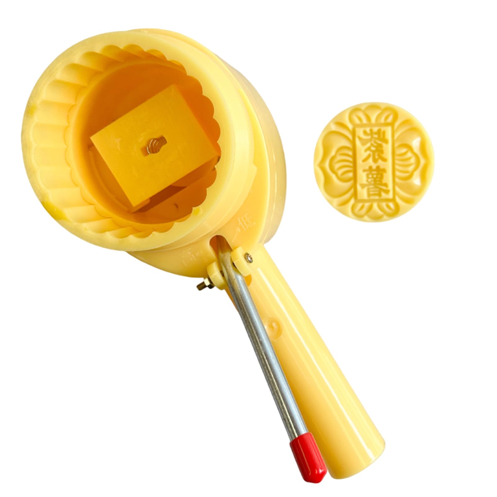 Tsophreniq Chinese Mold Festival Cake Pastries ABS Dessert Making Tool Hand Press Cakes Mold with Stamp Safe Bakewares