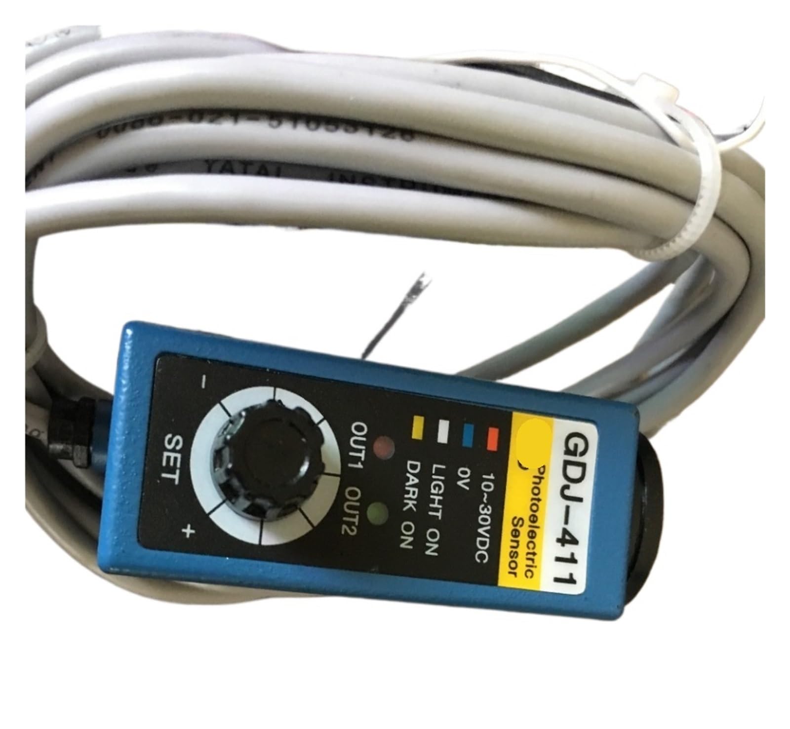 JJKKOZVQF GDJ-411BG photoelectric sensor switch Making electromechanical blue and green light source 10-30VDC