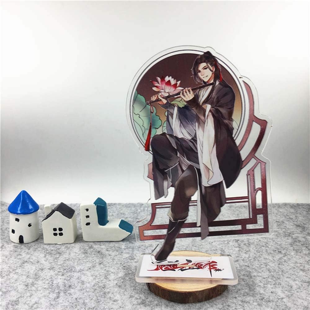 Anime Mo Dao Zu Shi Acrylic Standing Model LAN WangJi Collection Model Wei Wuxian Figure Model Plate Holder Desktop Decoration Anime Fans Gift(E)