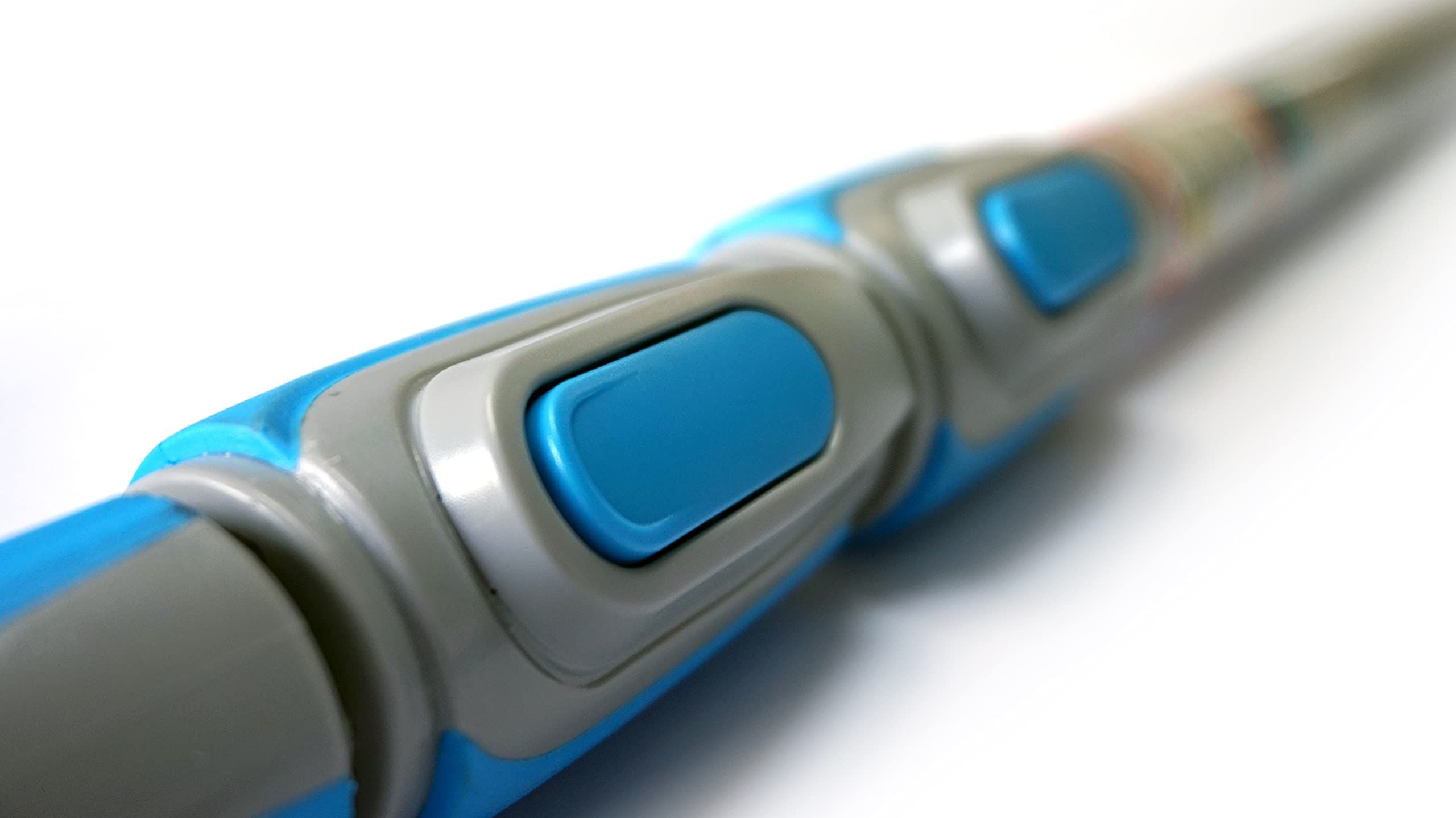 Mango | Palo | Pertiga | Tubo con alargador telescópico para limpiar piscinas hecho de aluminio con cierre de click 3x1,5m