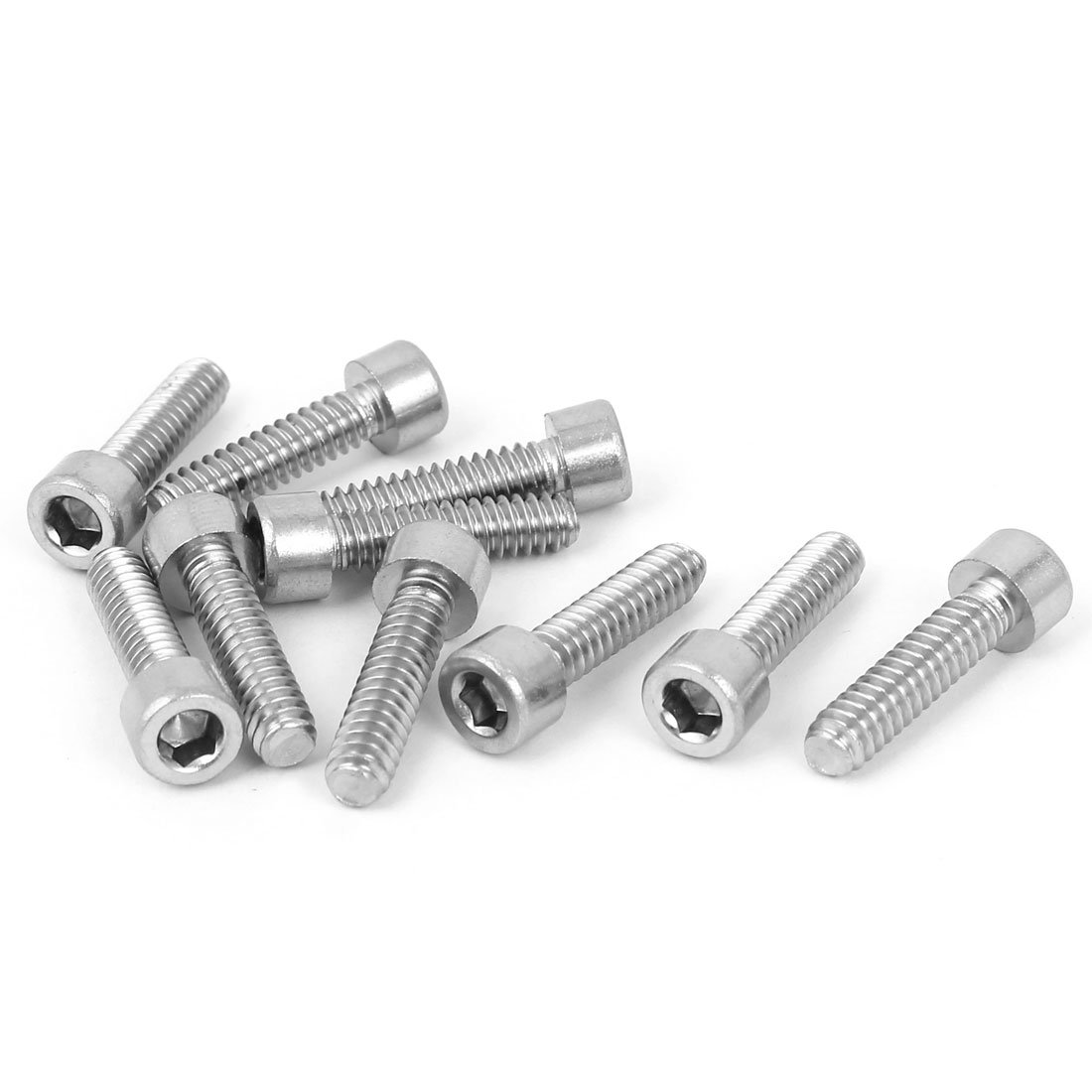 2500 Stück 10-24 X 3/4 Zoll Edelstahlschrauben – Sechskantkopf, Güte 18-8, Socket Drive