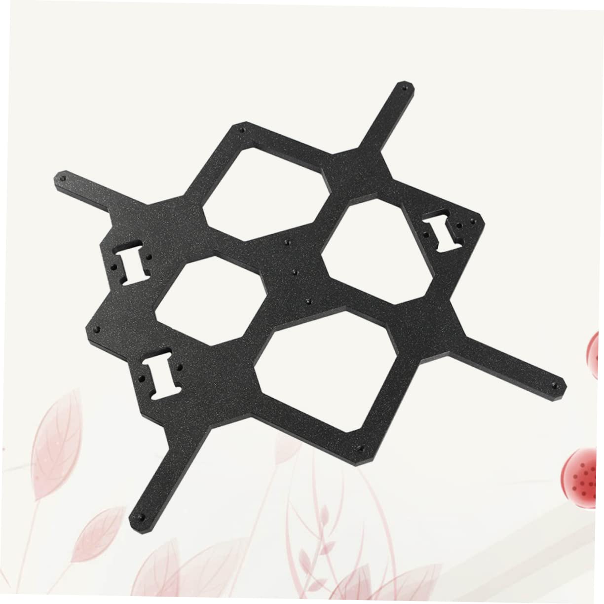 1satz Drucker Zubehörset Für Prusa Y-achse Heizbett Unterstützungsplatte Lmuu Klammer Kit Schwarz Leicht Glatt Und Anodisiert Für Optimale Benutzererfahrung