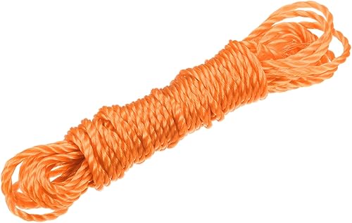 Miniatura 7 de MECCANIXITY Twisted Mason Line - Cuerda de nailon color negro, 26.2 ft26 pies de diámetro de 0.157 in de diámetro para redes, paisajismo, mejoras