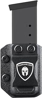 1911 Mag Carrier IWB/OWB .45ACP Single Stack Magazine Holster Fit: 1911 .45ACP Magazine, Right Hand/Left Hand Draw Mag Holder - WARRIORLAND
