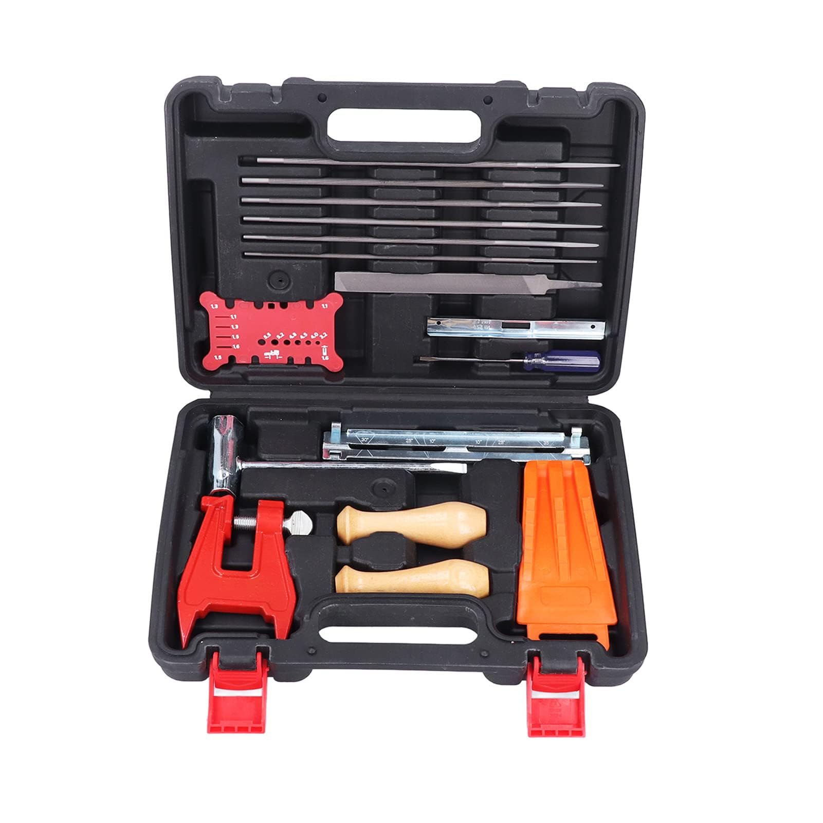 Kit De Afilado De Cadena De Motosierra De 16 Piezas, Juego De Herramientas De Carpintería De Rendimiento De Corte Eficiente, Accesorios De Sierra Versátiles Herramientas De Afilado, Para Carpin