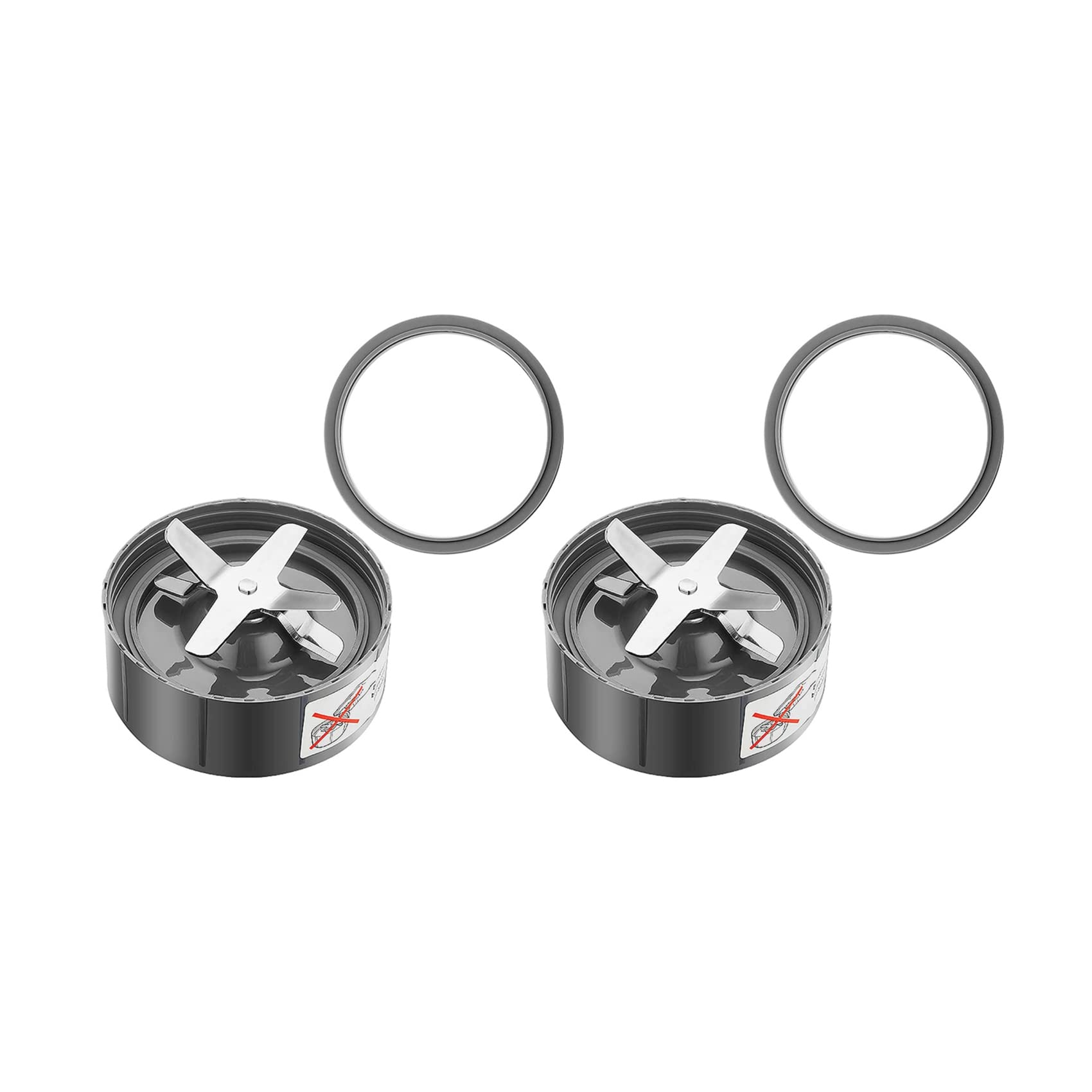 Hndhbfgrt 2X Blender Replacement Parts Blade & Seal Ring Blade for 600W/900W Blender Extractor Blade Accessories