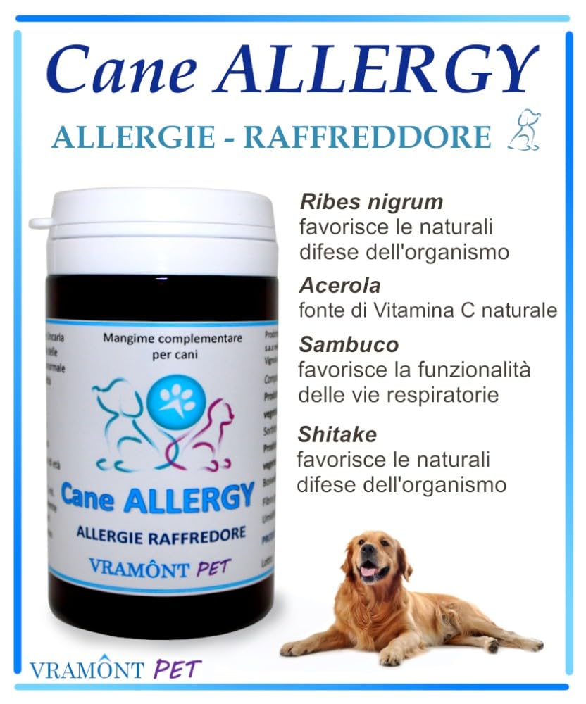 Cane Allergy Allergie e Raffreddamento 50 Capsule