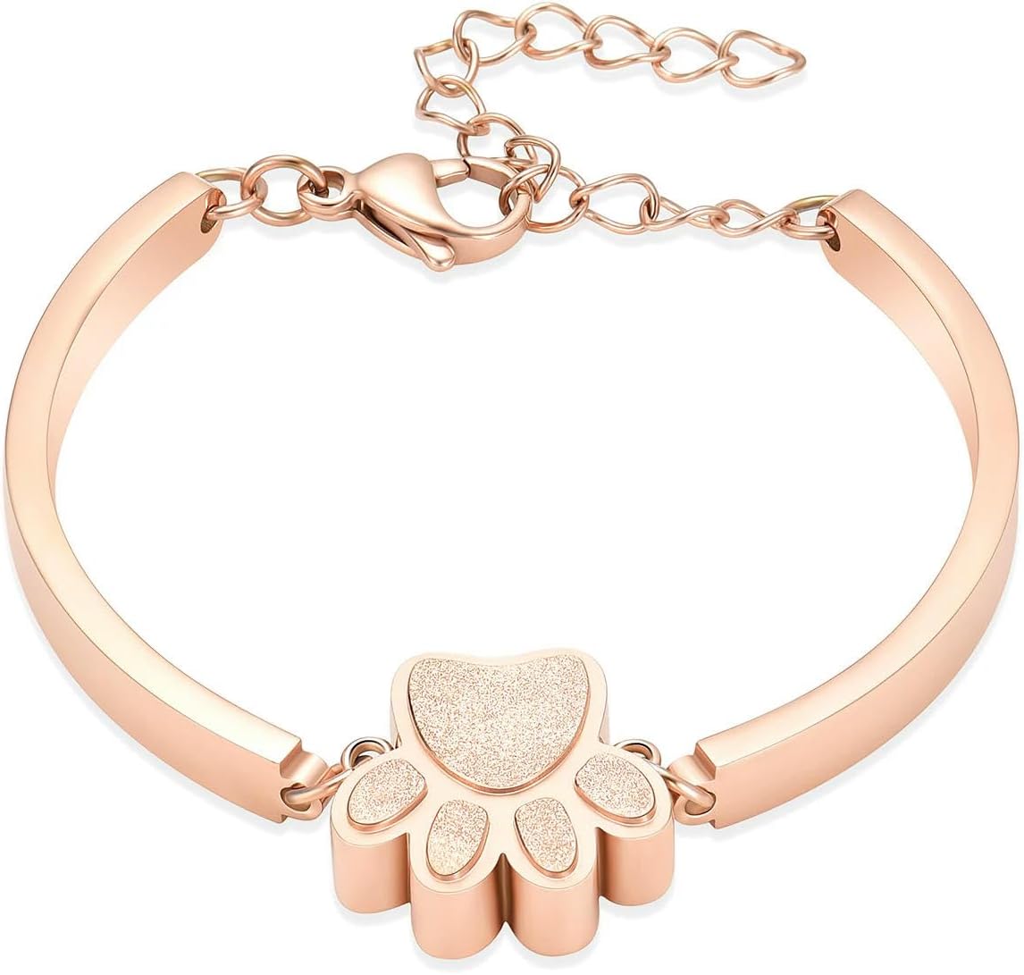 [DOPLKIUYH] ペット火葬用ジュエリーブレスレット - ペットの肉棒 骨壺ブレスレット 猫・犬・ペットの遺灰記念ロケット用記