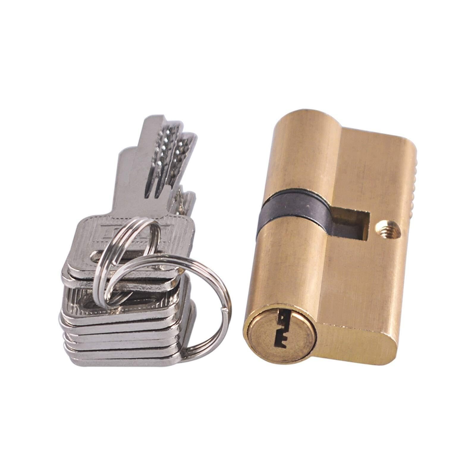 Wangshaowei 115Mm(32.5X82.5) Barrel Lock Cylinder Ab Key Anti-Theft Lock 65 70 80 90 115Mm Biased Entrance Brass Door Lengthened Core Extended Keys(115Mm(32.5X82.5))