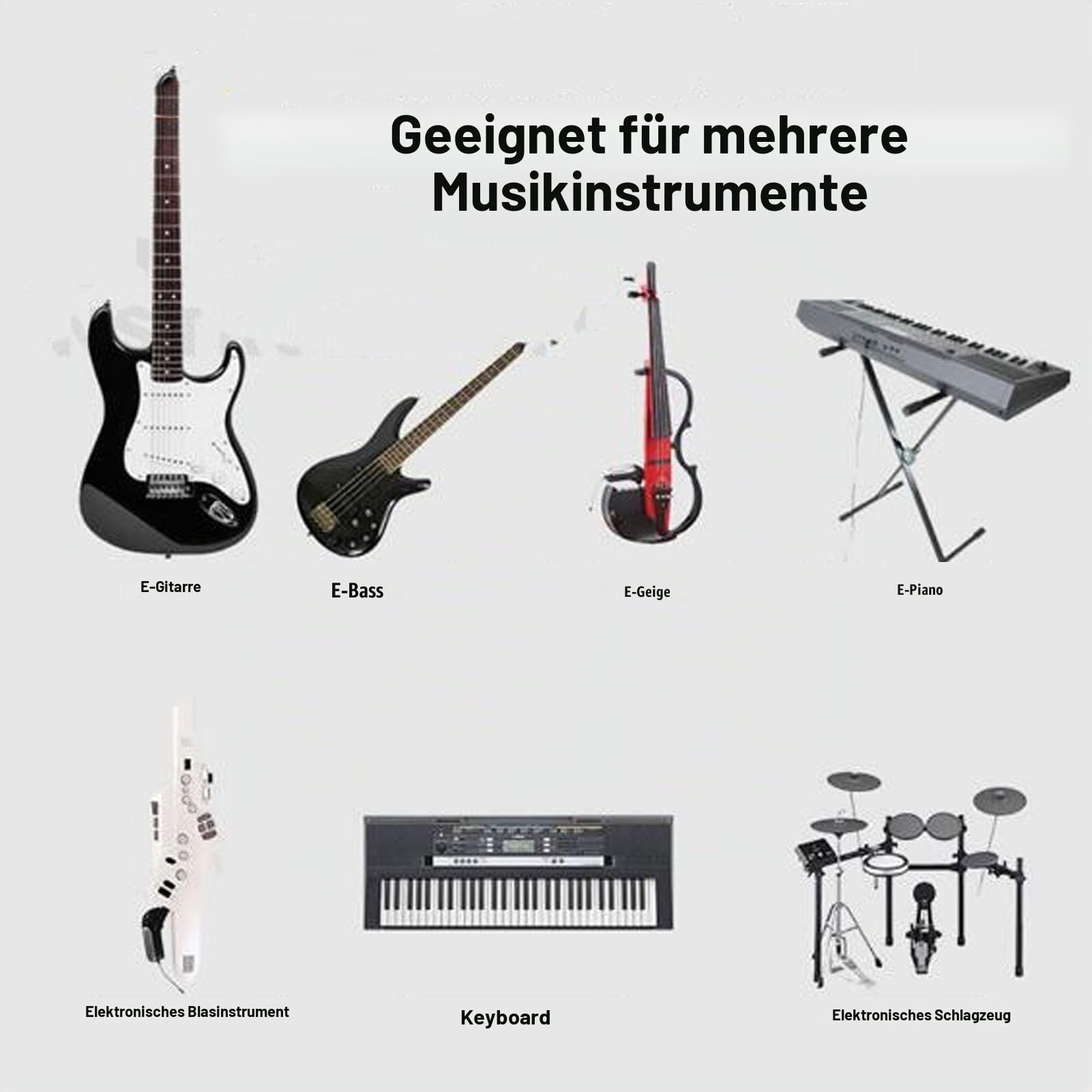 Dpofirs Akkordeon-Mikrofon | HD-Sound mit 360°-Tonabnehmer & unterdrückung, 30 m Reichweite, 6-Stunden- für Bühnen- und Live-Auftritte