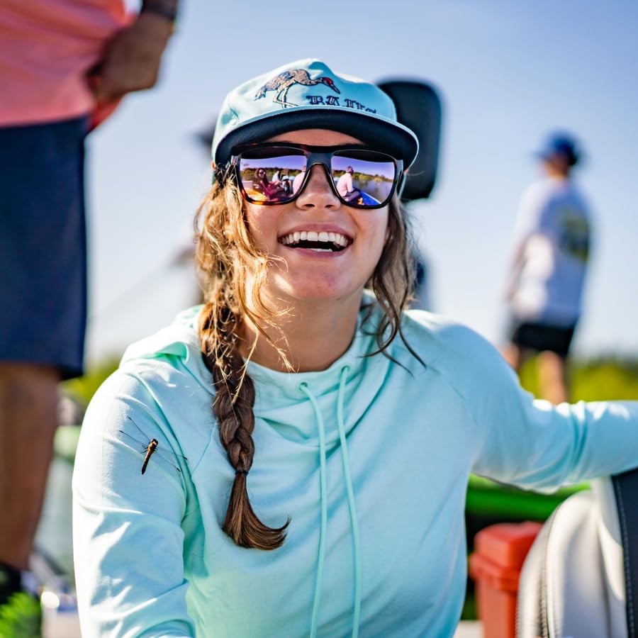 Bajio Caballo Polarized Sunglasses – Built-In Sun Ledge – Ergo Rubber Inserts – Two-Way Flex Hinges4