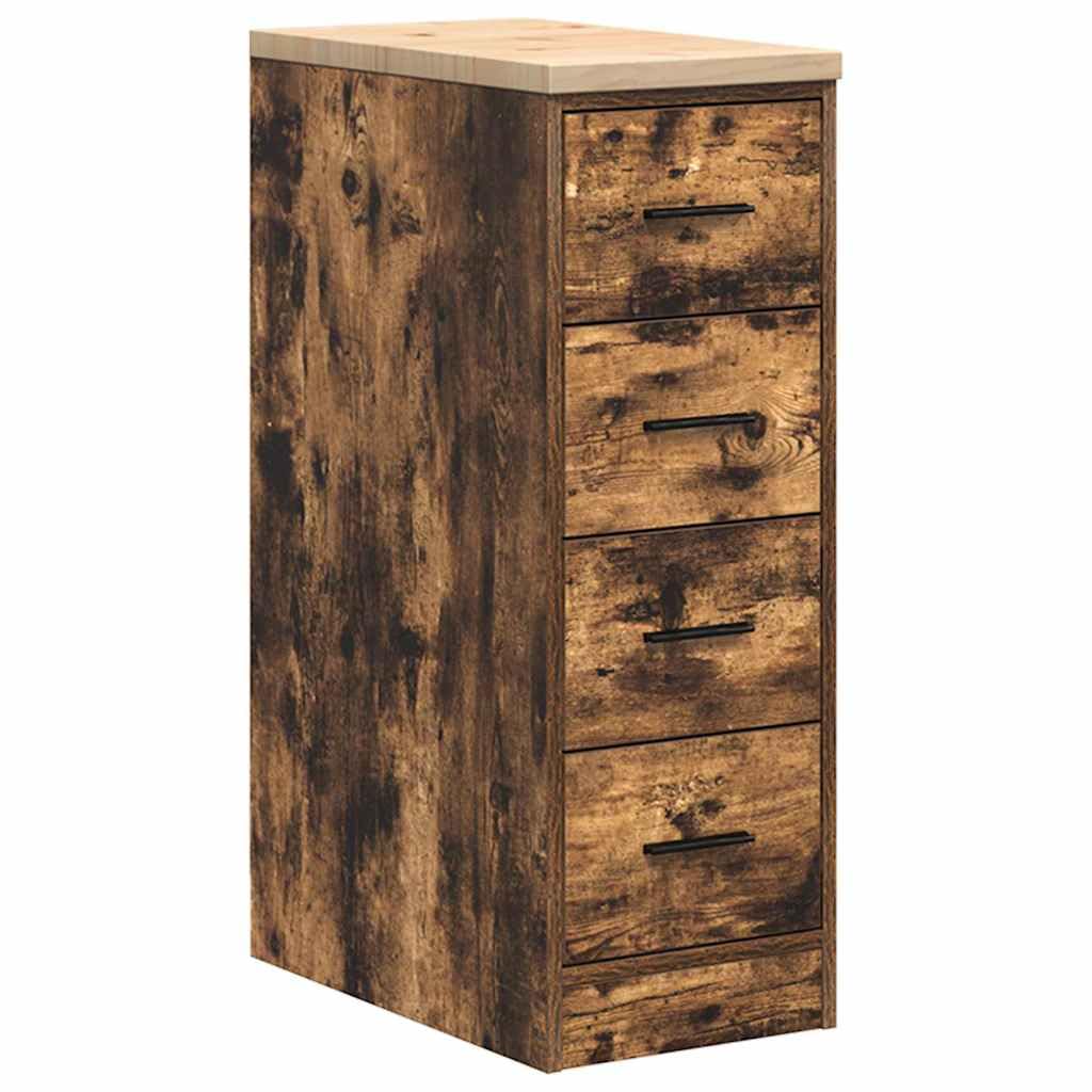 Armoire de Rangement de Garage chêne fumé 30x51x85 cm Bois pin,Entreprise & Industrie,Stockage Industriel,Armoires industrielles,21.4 kg-860584