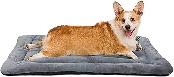 Royal Pets Cart Dog Bed & Cat Matt Bed Grey Color Anti-Skid Bottom & Machine Washable(Reversible)-Large