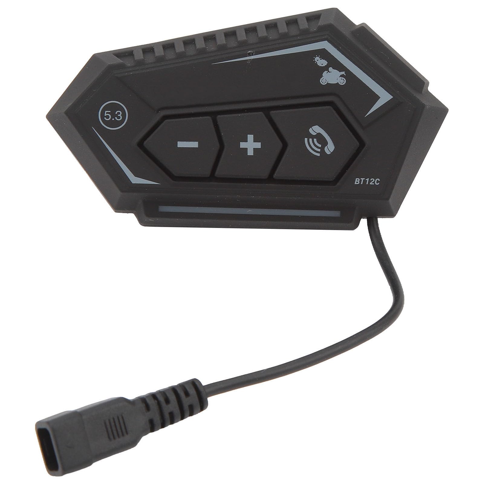 Auricolari per Moto Cuffie Impermeabili Wireless con Comando Vocale per Viaggi in Bicicletta Materiale ABS