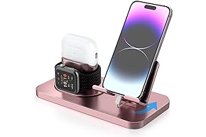 3-in-1 Cell Phone and Watch Charger Stand