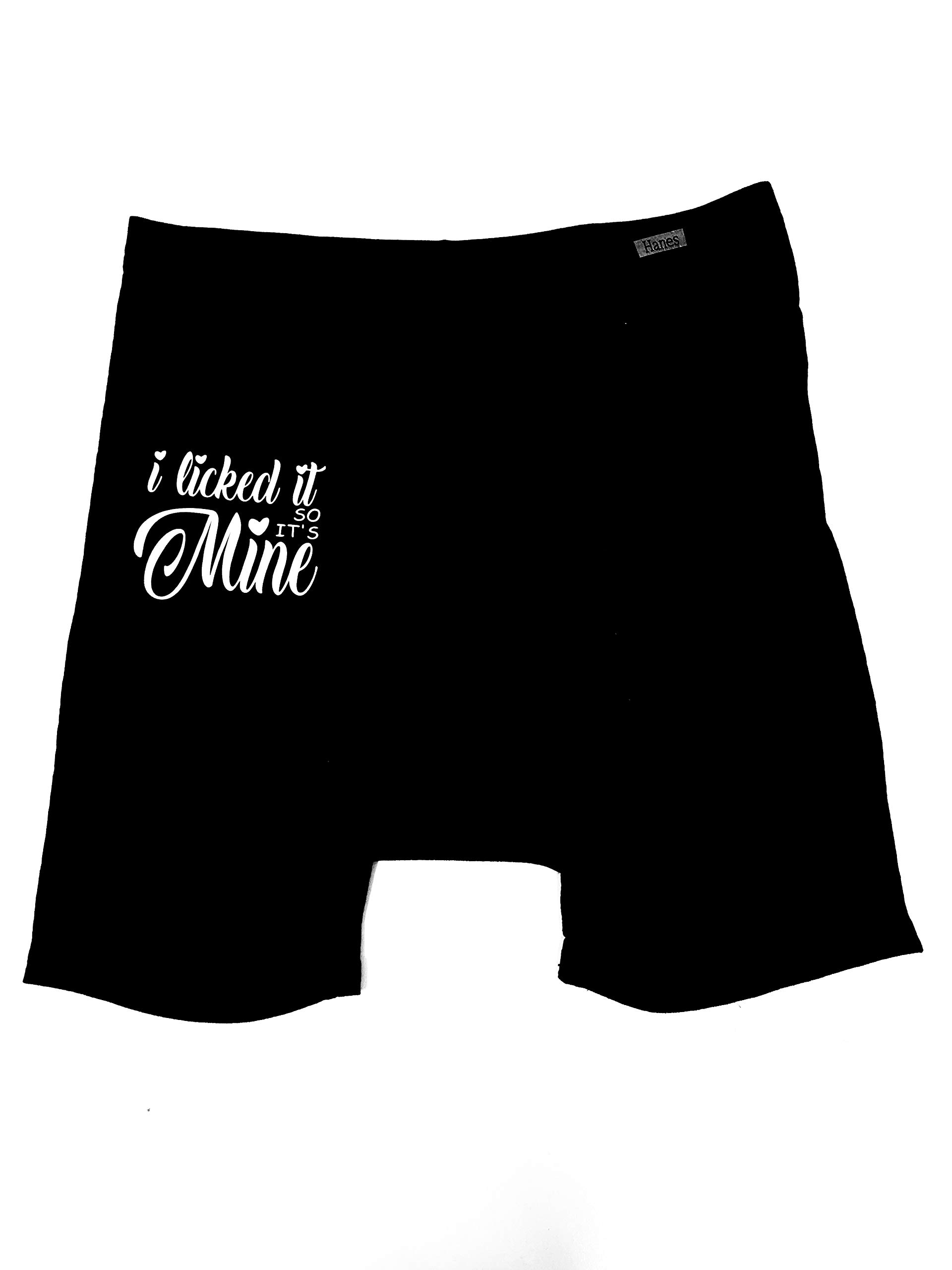 Bella CutteryI Licked It So Its Mine Boxer Briefs For Him, Funny Valentines Day Gift For Him