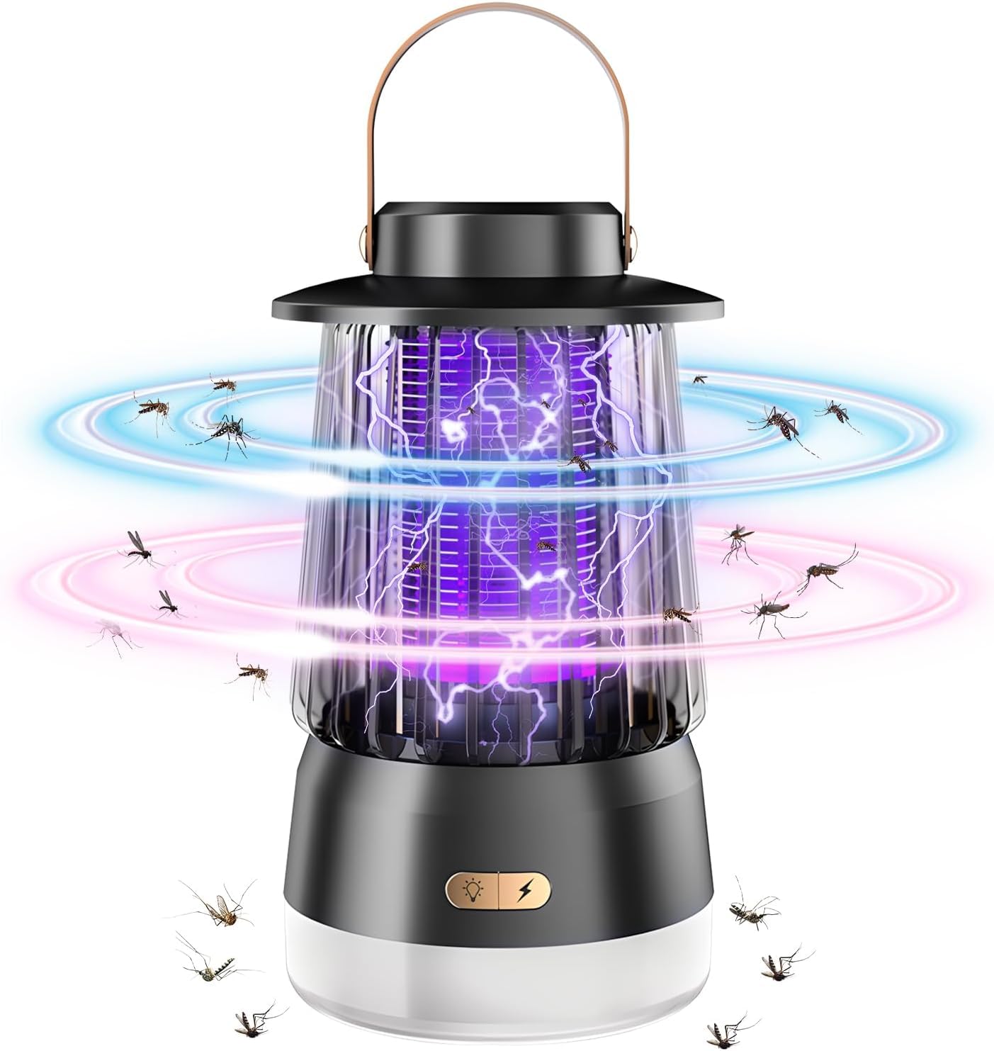 Amazon | 電撃殺虫器【2026年夏新モデル】電気蚊取り器 電撃殺虫灯