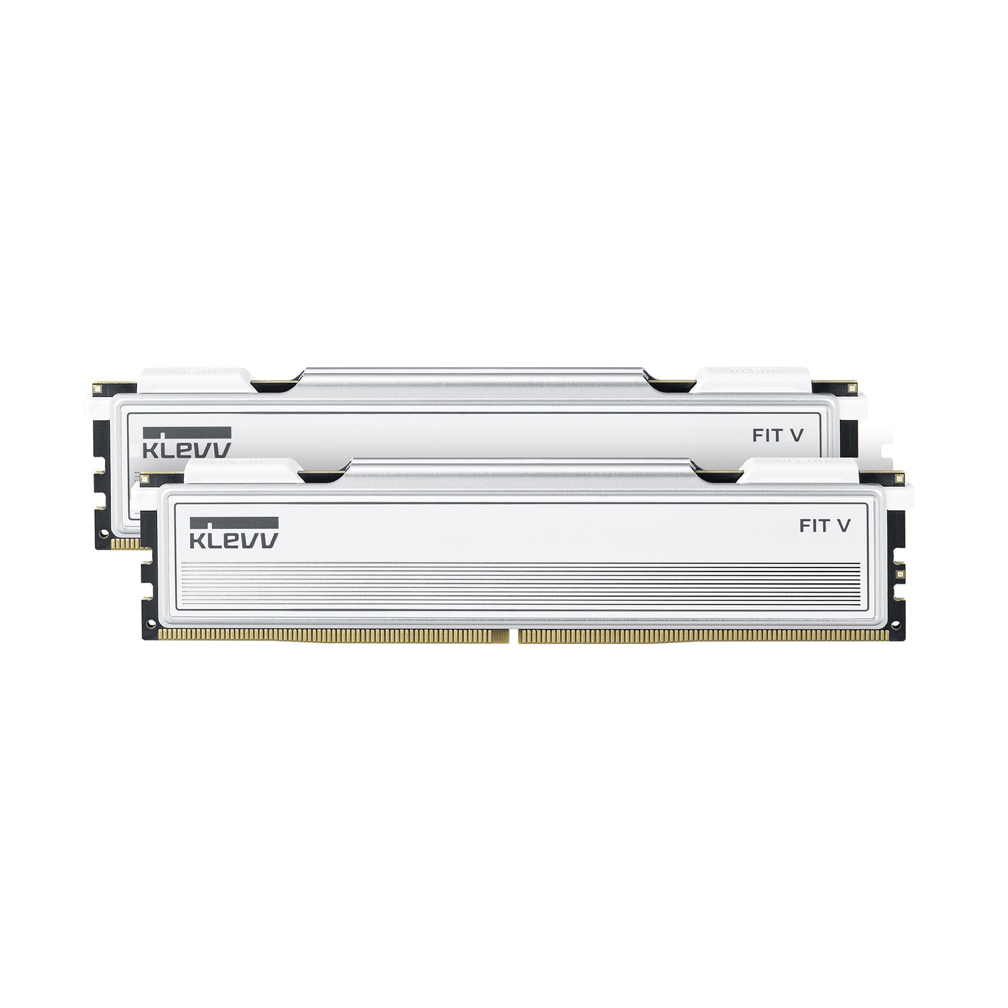 KLEVV FIT V 32GB (2X 16GB) DDR5 Gaming RAM 6000MT/s PC5-48000 Ungepuffert Non-ECC 1,35V CL30 Speicherkit