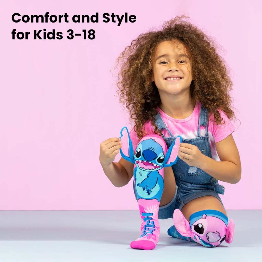 Girl’s Knee-High Socks 3D Design Stitch with Soft Ears Colorful Long Socks Comfortable and Stretchy - Age of 3 to 12 Years - Image 8 thumbnail