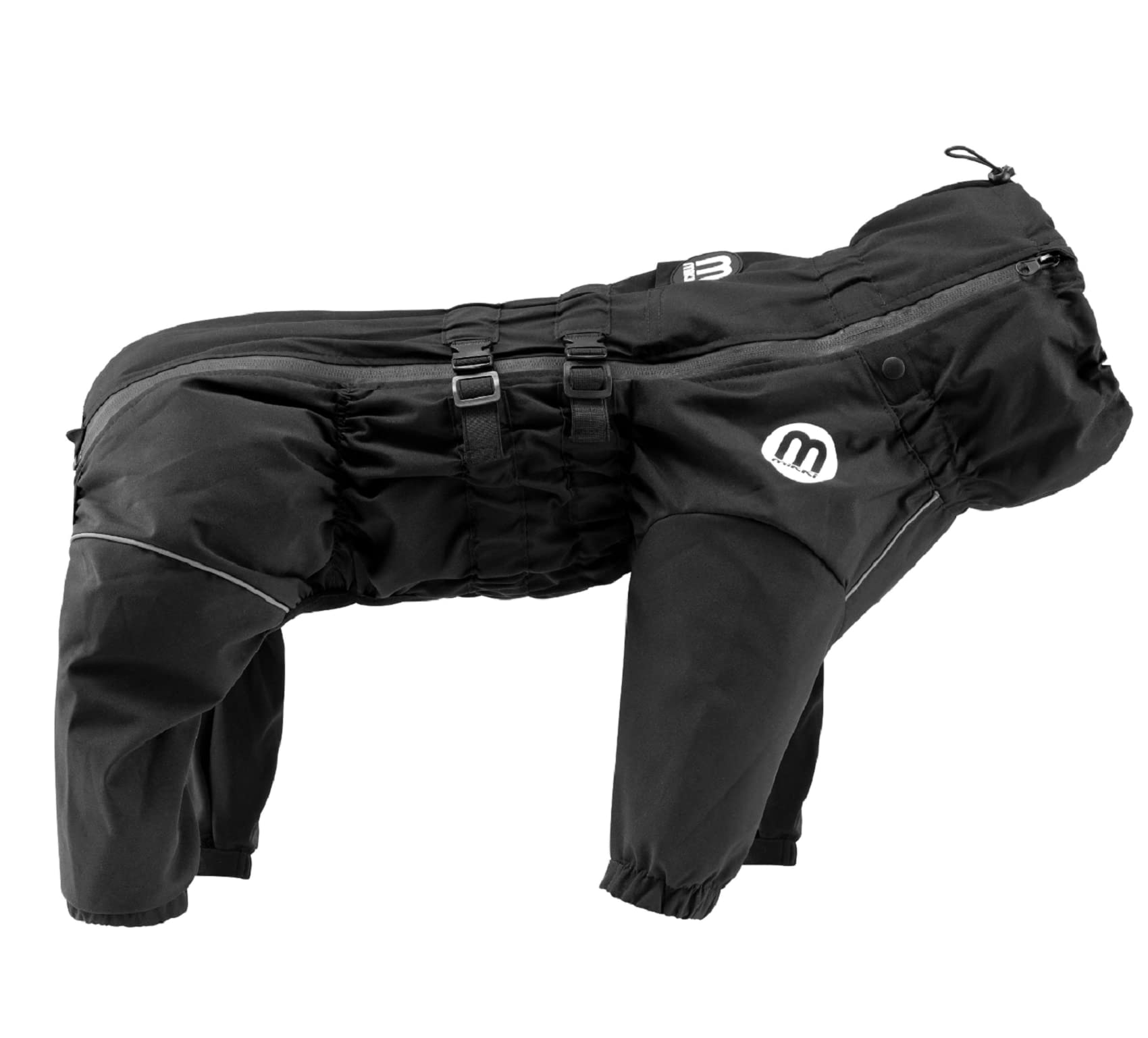 Mikki Doodles, Chubasquero para Perros, Impermeable, Cortaviento, Forro Sedoso, Menos fricción Significa Menos Nudos y enredos, Talla XXL