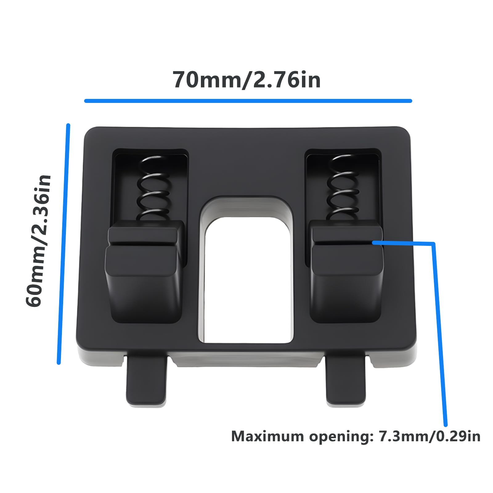 4 soportes para cables de soldadura ABS con abrazadera de resorte, herramienta de fijación de alambre