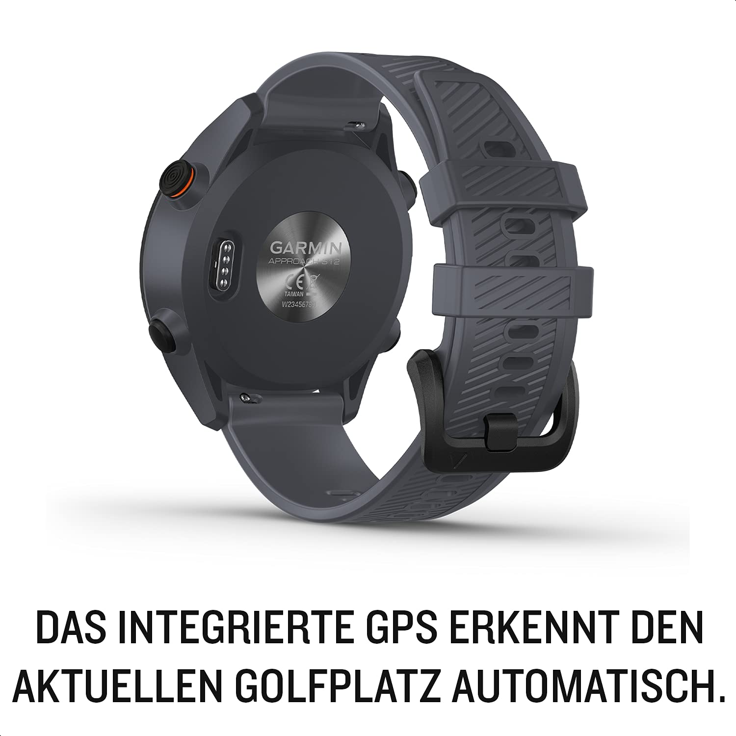 Garmin Approach S12 - GPS-Golfuhr mit Schlagweitenmessung & Distanzangaben zum Grün/Hindernissen auf 42.000 Golfplätzen. 1,3“ Display mit einfacher Bedienung (Generalüberholt)