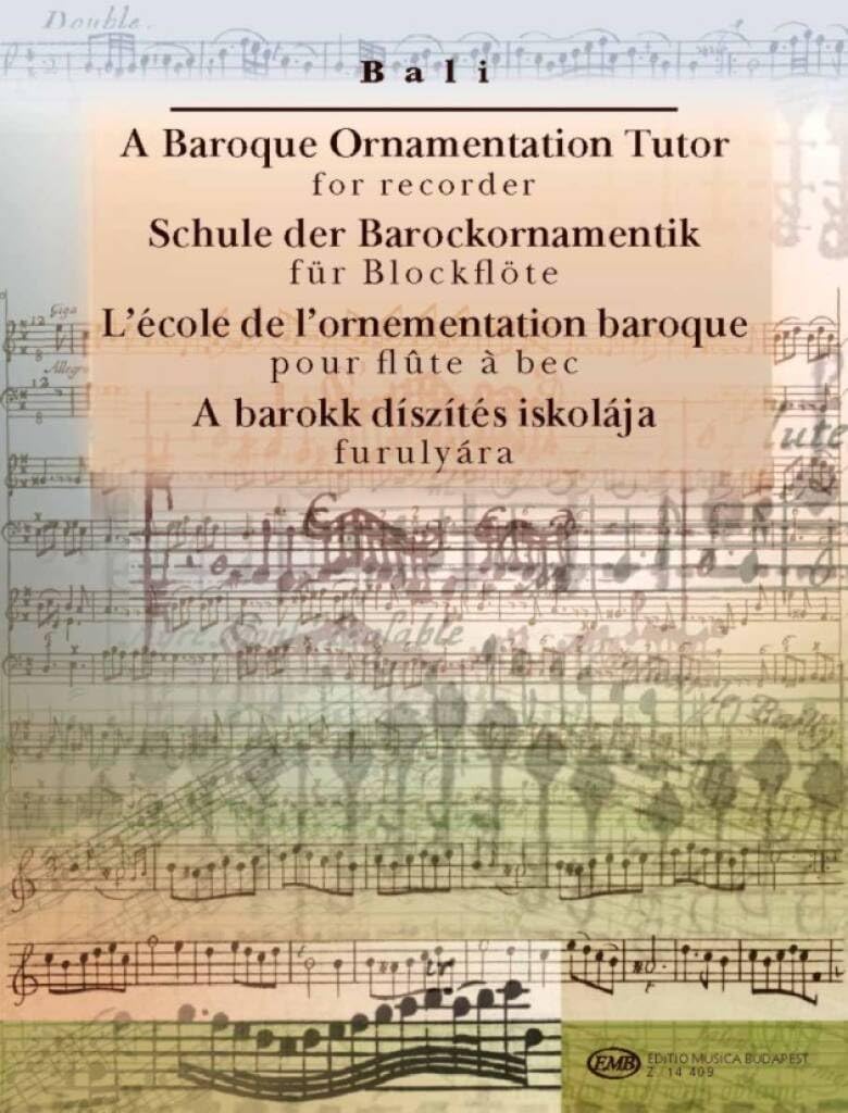 A Baroque Ornamentation Tutor for recorder