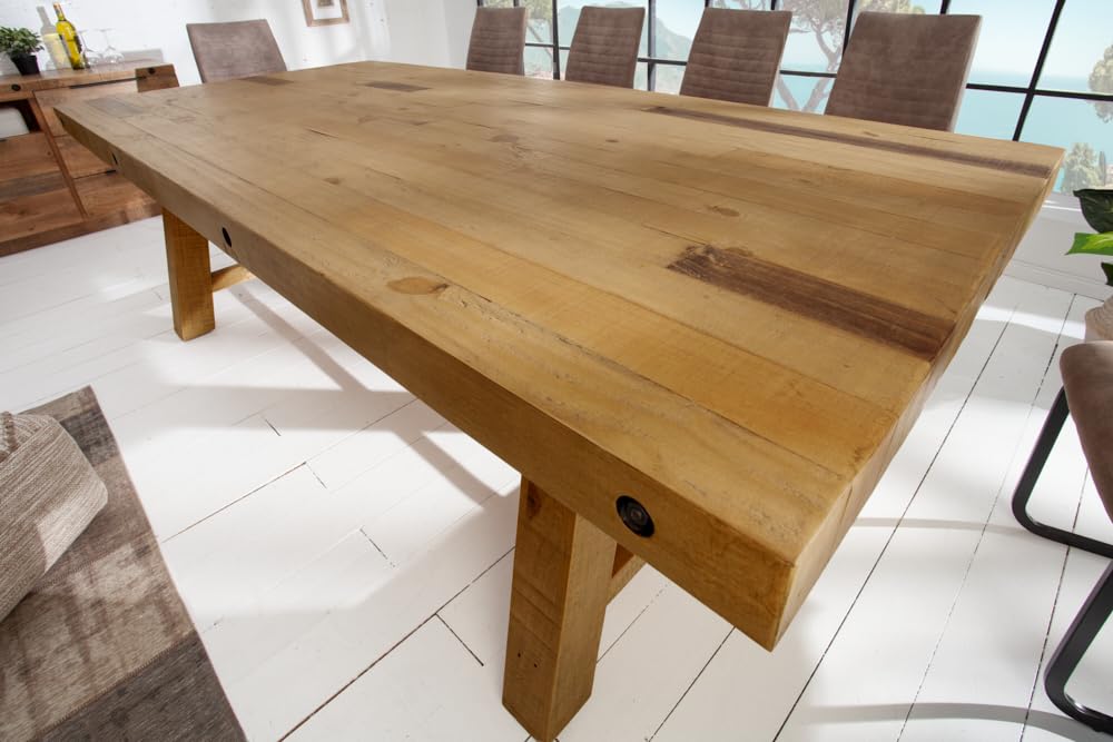 Riess Ambiente Esstisch FINCA 240cm - braun - Pinienholz - robust Unikat
