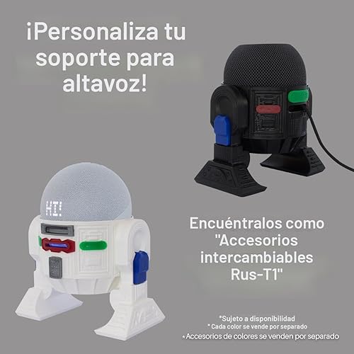 Miniatura 6 de Soporte de altavoz Android Rus-T1 Compatible con Alexa Echo Dot 3 Gen, 4 Gen, 5 Gen, HomePod mini, Google Home Mini/Nest Mini y genéricos